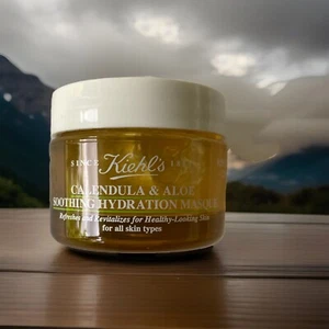 NEW Kiehl's Calendula & Aloe Soothing Hydration Mask Travel Size 0.95oz/28ml - Picture 1 of 3