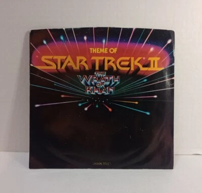 VTG. 1982 Theme Of Star Trek III The Wrath Of Khan Atlantic 45 RPM Vinyl Record - Image 1 of 4