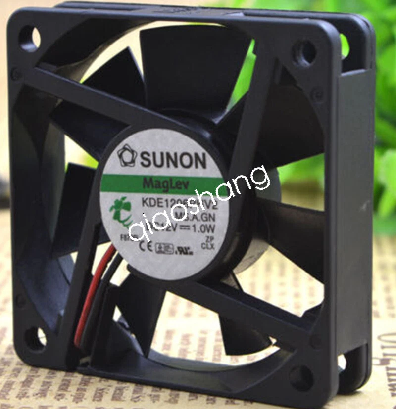SUNON 6015 KDE1206PHV2 DC12V 1.0W 60MM Maglev Quiet Fan 2pin - Image 1 of 1