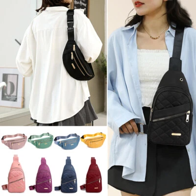 Mujeres Bolso Bandolera Bolso de Mano Bolso de Pecho Paquete de Hombro Mochila Deportiva Regalo Foto 1 de 4