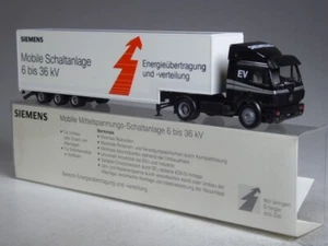 (JB-1) Herpa Siemens Werbemodell Mercedes Sattelzug Mobile Schaltanlage in OVP - Bild 1 von 1