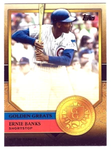 ERNIE BANKS Cubs ~ 2012 Topps Golden Greats ~ FREE SHIPPING - Picture 1 of 1