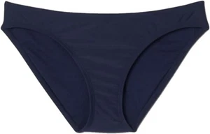NWT Kona Sol Women's Classic High Coverage Hipster Bikini Bottom SZ L Navy Blue - Picture 1 of 5