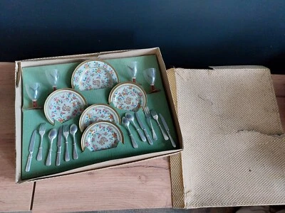 Vintage Giocattolo Metallo Litografata Scatola Bambola Jumeau Steiner Bru 1920 - Immagine 1 di 4