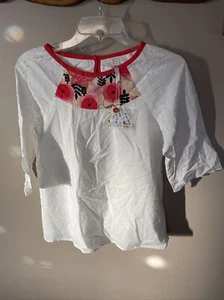 Tween Girls Matilda Jane Snow Angel top Size 14 Make Believe NWT white 435 - Picture 1 of 1