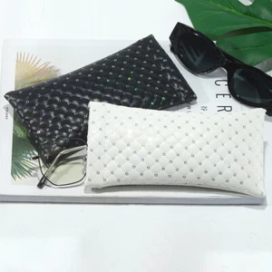 Eyeglasses Reading Glasses Soft Case Carry Bag Pouch PU Leather Protective Case - Picture 1 of 11