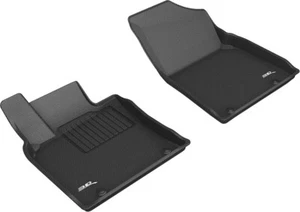 Fit 2019-2019 Lexus ES350 All Weather Front Floor Mat Set Kagu Black - Picture 1 of 5