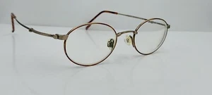 Vintage Altair Eyewear Celebrity Braun Gold Oval Sonnenbrille Italien NUR RAHMEN - Bild 1 von 6