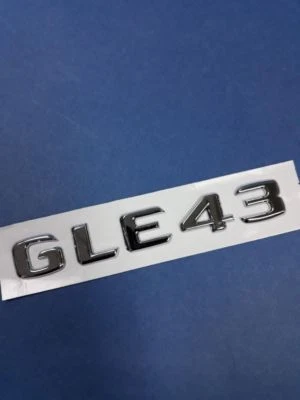 CROMO * GLE43 * LETRAS MALETERO EMBLEMA INSIGNIA MERCEDES BENZ CLASE GLE AMG Foto 1 de 4