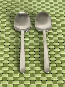 IKEA DATA Stainless Carl-Gustaf Jahnsson 2 Teaspoons Satin Flatware - 5 3/8” - Picture 1 of 8