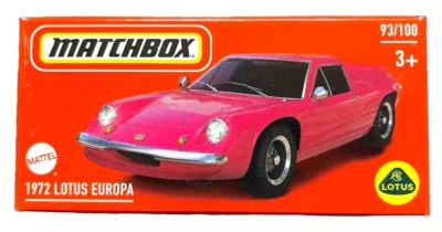 Matchbox 1972 Lotus Europa 93/100 2024 Power Grabs 1:64 Modellauto Spielzeug OVP
