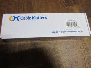 Cable Matters RJ45 110 type 12 Port Cat6 Vertical Mini Patch Panel. Sealed - Picture 1 of 2