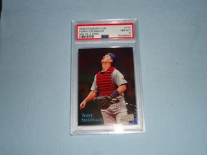 1998 Stadium Club One Of A Kind Card Terry Steinbach 115 PSA 8 NM-MT 75566844 - Picture 1 of 2