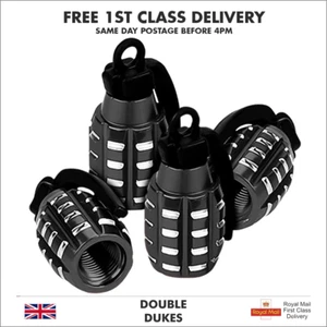 Válvula de neumático tapones de polvo granada coche bicicleta motocicleta aleación BMX MTB X 4 - Imagen 1 de 11