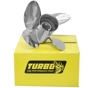 Turbo OSI Boat Propeller TOSI150020L4 | Suzuki LH 15 x 20P Stainless - Bild 1 von 3