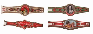 Lot of 4 Vintage Unused Cigar Bands - Picture 1 of 1
