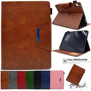 Leather Case Cover For iPad 10.2 9 8 7th Generation Pro iPad Air 1 2 5th 6th 9.7 - Picture 1 of 80