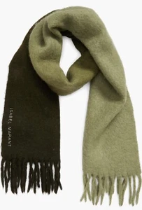 NWOT Isabel Marant Firna Ombré Alpaca Blend Oversized Scarf Green Unisex - Picture 1 of 11