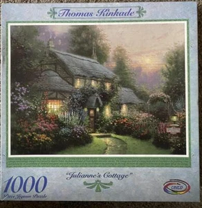 Vintage Ceaco Puzzle; Julianne's Cottage von Thomas Kinkade; 1000 Teile #3310-1 - Bild 1 von 2