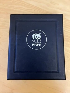 WWF World Wildlife Fund Conservation Stamp Collection Complete Binder Vintage - Picture 1 of 11