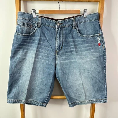 Pantalones Cortos Vaqueros Mambo Denim Para Hombre 38 Extra Grandes Azul Surf Patín Playa Foto 1 de 4