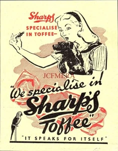 SHARPS Toffee 'Parrot' Original ADVERT (4) Small Vintage 1940s Print Ad 162/86 - Photo 1/1