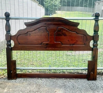 Vintage Convertible Queen or Full Size Traditional Style Headboard - Image 1 of 4