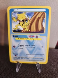 Pokemon funskool ABRA VINTAGE 2004 Nintendo Creatures - India - LP/MP - G 09 - Foto 1 di 2