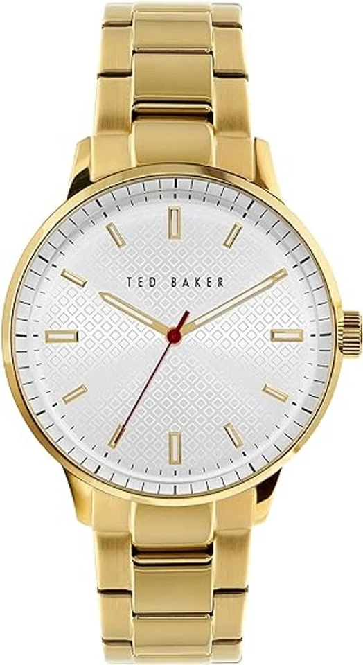 Reloj de cuarzo Ted Baker BKPCSF114 clásico con esfera plateada para hombre - tono dorado Foto 1 de 1