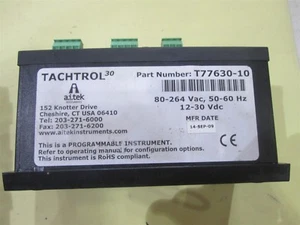 AI-TEK Tachometer Tachtrol30 T77630-10 80-264 Vac 50-60 Hz 12-30 Vdc  - Picture 1 of 3