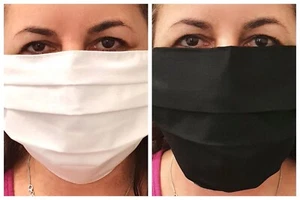 Atemmasken Behelf-Mund-Nasen-Schutz 100% Baumwolle Maske Wiederverwendbar  - Bild 1 von 7