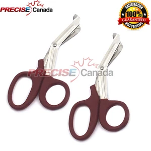 Tijeras de vendaje paramédico granate EMTUtility 2 piezas EMS 5,5" médicas - Imagen 1 de 3