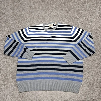 Haggar одежды мужской свитер в полоску серый 2 X большой - Изображение 1 из 4