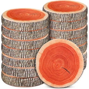 15 Pcs Decorative Round Throw Pillow, 15.75 Inch Stump Circle Seating Floor C... - Picture 1 of 7