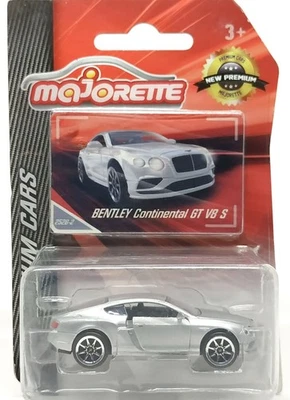 Пакет Majorette Bentley Continental GT V8 S серебристый 1:64 3 дюйма с картой - Изображение 1 из 4