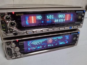 KENWOOD M909 D909 CD MD DSP EQ 2DIN Set Tested Working JP - Picture 1 of 5