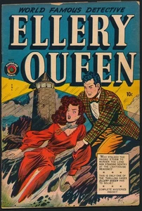 Ellery Queen 3 Sept 1949 Superior Comics Rare Pre-Code Drug Story Jack Kamen cvr - Picture 1 of 2