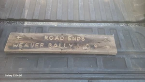 Vintage Shasta Trinity National Forest Holzschild Weaver Bally Aussichtspunkt Trinty Cal - Bild 1 von 10