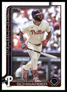 2025 Topps Aqua Rainbow Foil Kyle Schwarber Philadelphia Phillies #141 - Foto 1 di 2