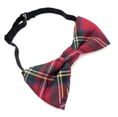 Gents Royal Stewart Tartan pre-tied Bow Tie - Made in Scotland - Image 1 of 2