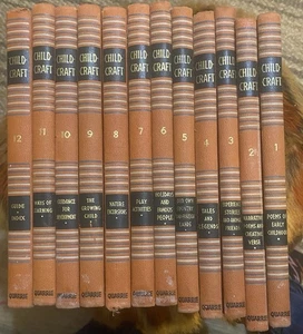 Vintage Childcraft Books 1-12 Volume Set Hardcover Copyright 1947 - Bild 1 von 5