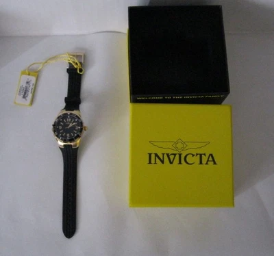 Reloj Invicta Angel Zager exclusivo de cuarzo con esfera negra para dama 17486 Foto 1 de 4