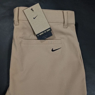 Nike Men's Tan Slim Fit Ankle Length Chino Golf Pants 33x32 34x32 36x32 40x30 - Image 1 of 4