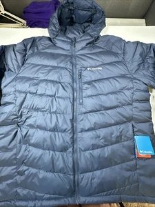 Columbia Herren gefütterte Kapuzenjacke Omni-Heat Infinity Big Man brandneu blau 3X - Bild 1 von 23
