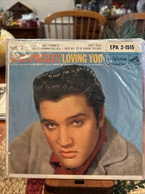 ELVIS PRESLEY LOVING YOU Vol 2 RCA RECORDS 45 EP EPA 2-1515 Still Sealed Baggy - Image 1 of 3