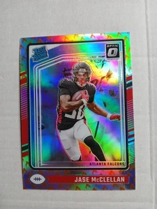 2024 Panini Donruss Optic - Rated Rookie Jase McClellan #243 Fire Prizm (RC) - Picture 1 of 2