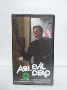 ASH vs EVIL DEAD Custom Horror VHS Clamshell Case Only - No Tape - Picture 1 of 4