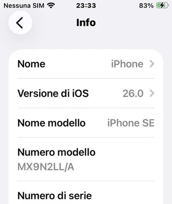 Apple iPhone SE  2020  2a gen - 64GB - Nero (Sbloccato) MX9N2LL/A  (GSM) - Immagine 1 di 4