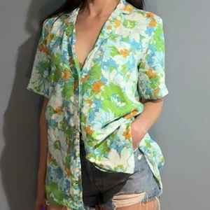 Faithfull The Brand Women's Charlita Shirtdress, Gardone Floral, Size 4 - Picture 1 of 10