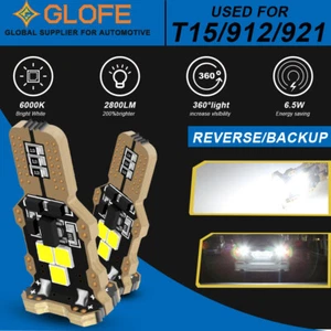 2x LED Backup Reverse Light for Hyundai Tucson Veloster 2012-2019 White 921 Bulb - Picture 1 of 9